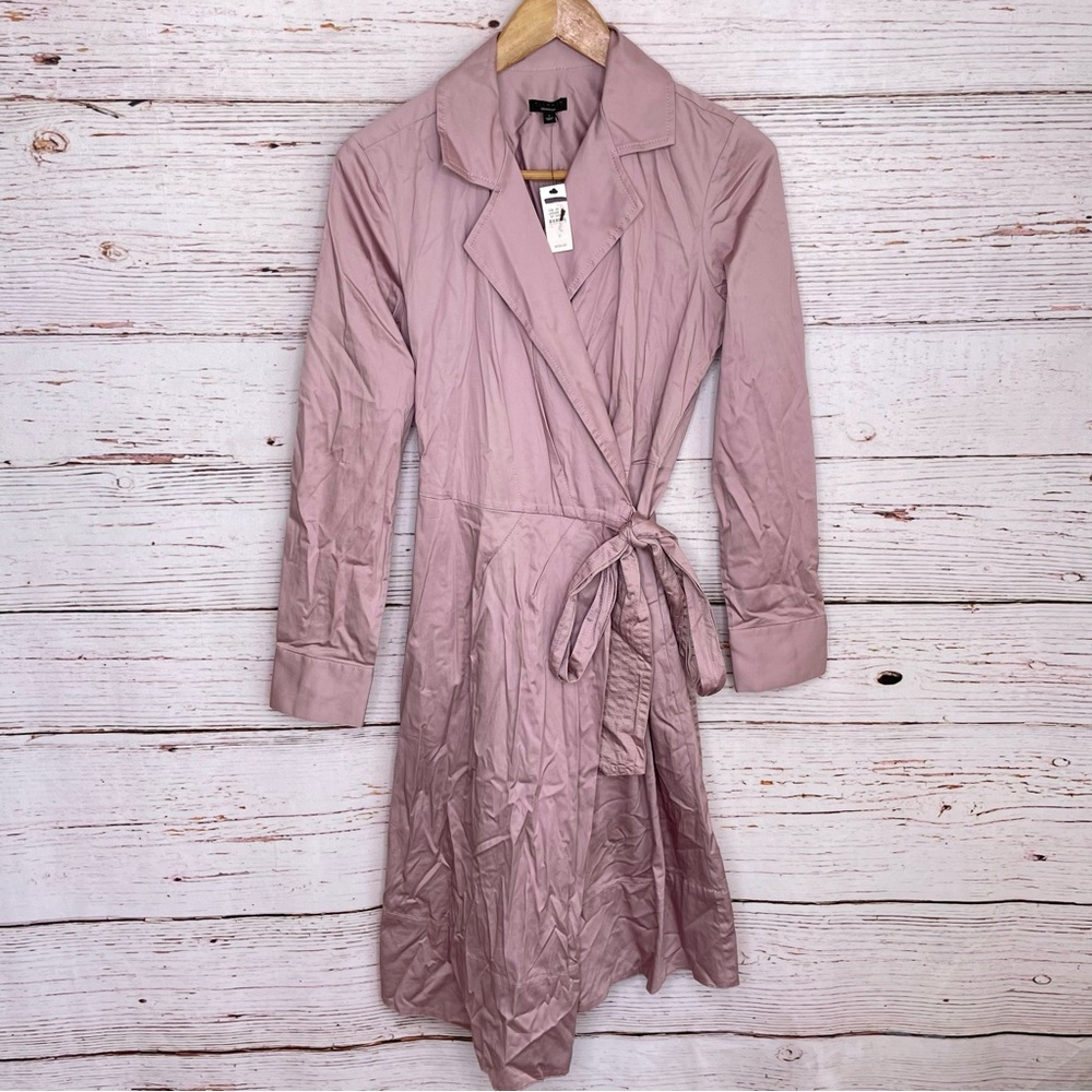 NWT LOFT wrap collared dress